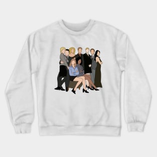 ally mcbeal cast Crewneck Sweatshirt